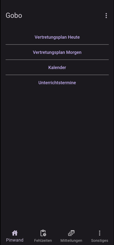 Gobo App Screenshot 1